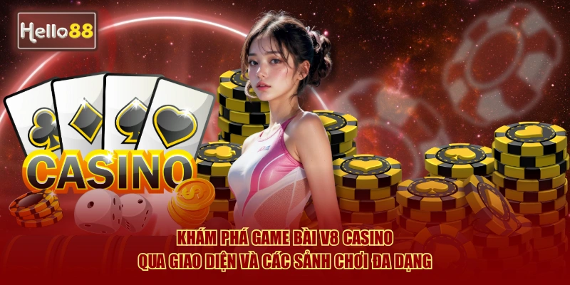 Game Bài V8 Casino Hello88 - Hướng Dẫn Chơi Chi Tiết 2026 2 Khám phá game bài V8 Casino qua giao diện và các sảnh chơi đa dạng
