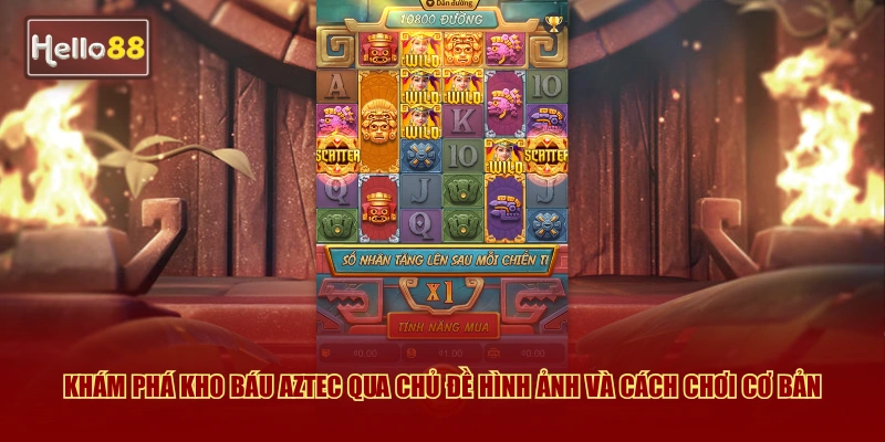 Kho Báu Aztec Hello88 - Hướng Dẫn Chơi Slot 2026 2 Khám phá kho báu Aztec qua chủ đề hình ảnh và cách chơi cơ bản