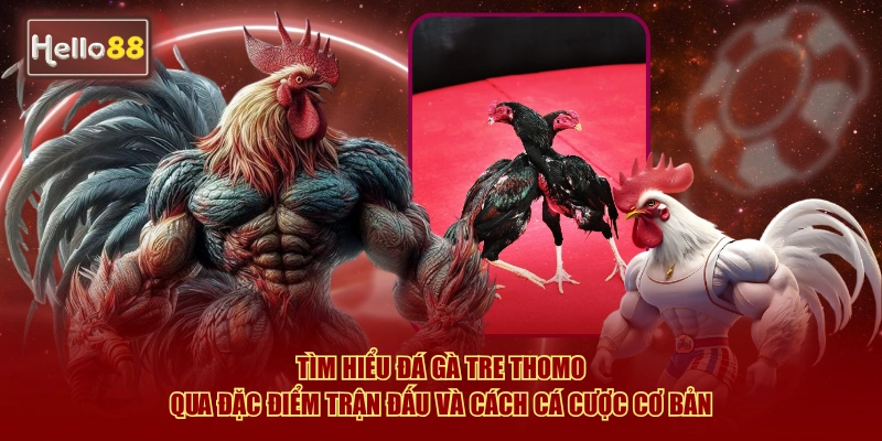 Đá Gà Tre Thomo Hello88 - Hướng Dẫn Xem Và Cá Cược 2026 2 Tìm hiểu đá gà tre Thomo qua đặc điểm trận đấu và cách cá cược cơ bản